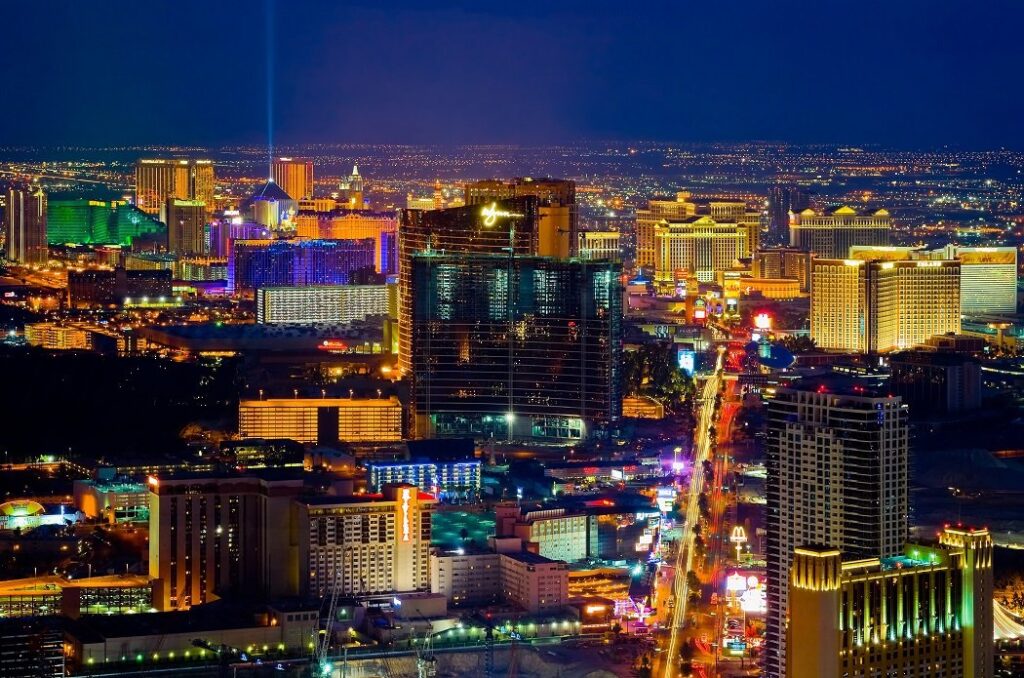 Las Vegas dall'alto